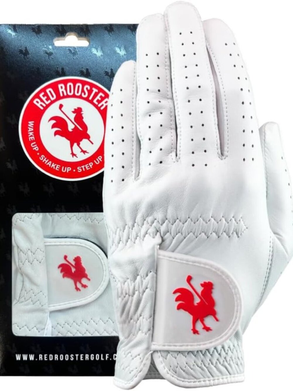 Premium Cabretta Leather Golf Glove - Ultra-Thin, White, Tournament Style